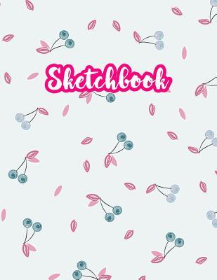 Sketchbook: Cute Drawing Note Pad and Sketch Book for Kids, Girls and Adult - Large 8.5 x 11 Matte Cover with White Interior (Perfect for Sketching, Coloring, Watercolor, Mixed Media, Doodling, Write and Draw Journal and Notebook)