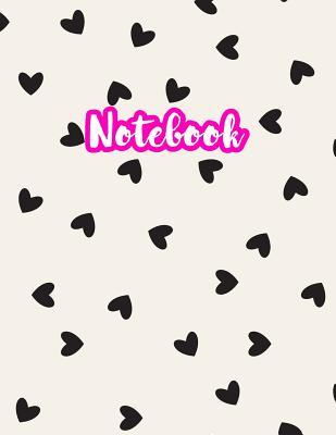Notebook: Cute Blank Lined Journal Large 8.5 x 11 Matte Cover Design with Ruled White Paper Interior (Perfect for School Notes, Girls and Boys Diary, ... Subject, Office Use) - Product Code F2 412