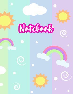 Notebook: Cute Blank Lined Journal Large 8.5 x 11 Matte Cover Design with Ruled White Paper Interior (Perfect for School Notes, Girls and Boys Diary, Kids Writing Composition, Planner, College Subject, Office Use) - Product Code G7 686