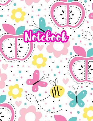 Notebook: Cute Blank Lined Journal Large 8.5 x 11 Matte Cover Design with Ruled White Paper Interior (Perfect for School Notes, Girls and Boys Diary, ... Subject, Office Use) - Product Code A4 116
