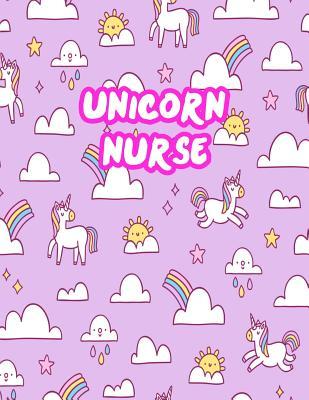 Unicorn Nurse: Cute Journal Notebook for Nursing Student and Practitioner with Large 8.5" x 11" Blank Ruled White Paper (Perfect for School, Medical, Clinical and Hospital Notepad)