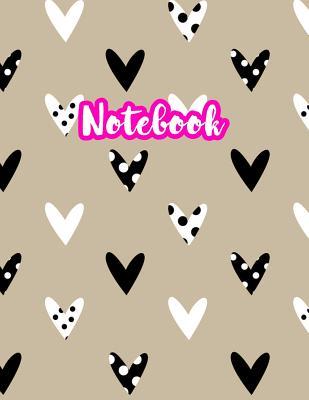Notebook: Cute Blank Lined Journal Large 8.5 x 11 Matte Cover Design with Ruled White Paper Interior (Perfect for School Notes, Girls and Boys Diary, Kids Writing Composition, Planner, College Subject, Office Use) - Product Code G7 607