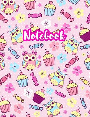 Notebook: Cute Blank Lined Journal Large 8.5 x 11 Matte Cover Design with Ruled White Paper Interior (Perfect for School Notes, Girls and Boys Diary, Kids Writing Composition, Planner, College Subject, Office Use) - Product Code A4 008
