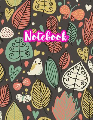 Notebook: Cute Blank Lined Journal Large 8.5 x 11 Matte Cover Design with Ruled White Paper Interior (Perfect for School Notes, Girls and Boys Diary, Kids Writing Composition, Planner, College Subject, Office Use) - Product Code G7 682