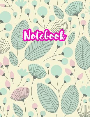Notebook: Cute Blank Lined Journal Large 8.5 x 11 Matte Cover Design with Ruled White Paper Interior (Perfect for School Notes, Girls and Boys Diary, Kids Writing Composition, Planner, College Subject, Office Use) - Product Code D2 245