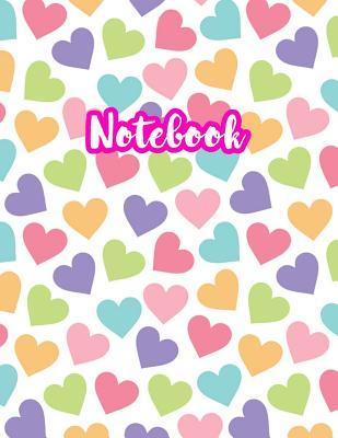 Notebook: Cute Blank Lined Journal Large 8.5 x 11 Matte Cover Design with Ruled White Paper Interior (Perfect for School Notes, Girls and Boys Diary, Kids Writing Composition, Planner, College Subject, Office Use) - Product Code F2 462