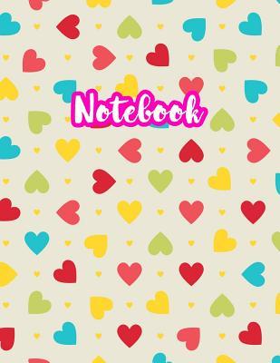 Notebook: Cute Blank Lined Journal Large 8.5 x 11 Matte Cover Design with Ruled White Paper Interior (Perfect for School Notes, Girls and Boys Diary, ... Subject, Office Use) - Product Code F2 464