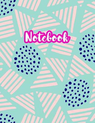 Notebook: Cute Blank Lined Journal Large 8.5 x 11 Matte Cover Design with Ruled White Paper Interior (Perfect for School Notes, Girls and Boys Diary, Kids Writing Composition, Planner, College Subject, Office Use) - Product Code F2 438
