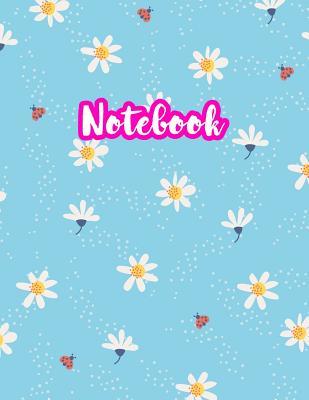 Notebook: Cute Blank Lined Journal Large 8.5 x 11 Matte Cover Design with Ruled White Paper Interior (Perfect for School Notes, Girls and Boys Diary, ... Subject, Office Use) - Product Code N7 807