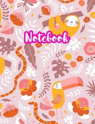 Notebook: Cute Blank Lined Journal Large 8.5 x 11 Matte Cover Design with Ruled White Paper Interior (Perfect for School Notes, Girls and Boys Diary, Kids Writing Composition, Planner, College Subject, Office Use) - Product Code N7 757