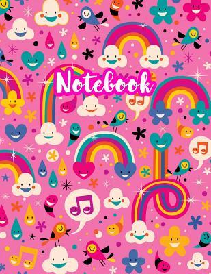 Notebook: Cute Blank Lined Journal Large 8.5 x 11 Matte Cover Design with Ruled White Paper Interior (Perfect for School Notes, Girls and Boys Diary, ... Subject, Office Use) - Product Code N7 832