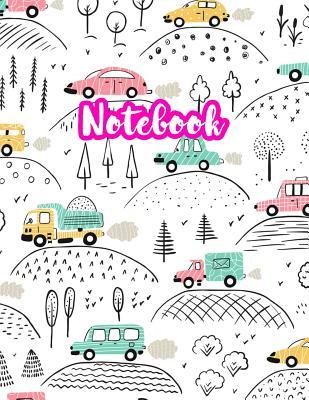 Notebook: Cute Blank Lined Journal Large 8.5 x 11 Matte Cover Design with Ruled White Paper Interior (Perfect for School Notes, Girls and Boys Diary, Kids Writing Composition, Planner, College Subject, Office Use) - Product Code N7 817