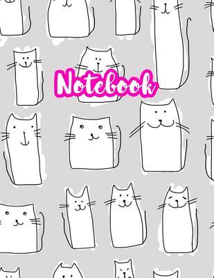 Notebook: Cute Blank Lined Journal Large 8.5 x 11 Matte Cover Design with Ruled White Paper Interior (Perfect for School Notes, Girls and Boys Diary, Kids Writing Composition, Planner, College Subject, Office Use) - Product Code G7 712