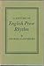 A History of English Prose Rhythm by George Saintsbury