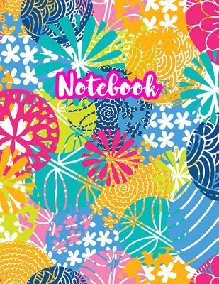 Notebook: Cute Blank Lined Journal Large 8.5 x 11 Matte Cover Design with Ruled White Paper Interior (Perfect for School Notes, Girls and Boys Diary, Kids Writing Composition, Planner, College Subject, Office Use) - Product Code G7 780