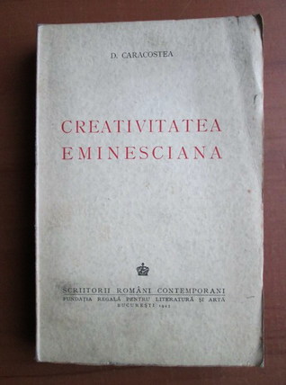 Creativitatea eminesciană (Paperback)