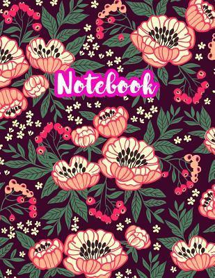Notebook: Cute Blank Lined Journal Large 8.5 x 11 Matte Cover Design with Ruled White Paper Interior (Perfect for School Notes, Girls and Boys Diary, ... Subject, Office Use) - Product Code F2 514