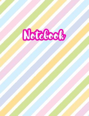 Notebook: Cute Blank Lined Journal Large 8.5 x 11 Matte Cover Design with Ruled White Paper Interior (Perfect for School Notes, Girls and Boys Diary, Kids Writing Composition, Planner, College Subject, Office Use) - Product Code N7 894