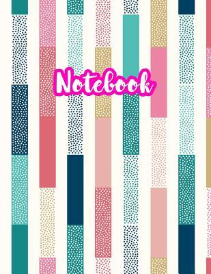 Notebook: Cute Blank Lined Journal Large 8.5 x 11 Matte Cover Design with Ruled White Paper Interior (Perfect for School Notes, Girls and Boys Diary, Kids Writing Composition, Planner, College Subject, Office Use) - Product Code F2 587