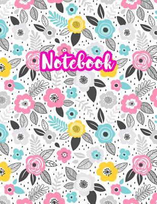 Notebook: Cute Blank Lined Journal Large 8.5 x 11 Matte Cover Design with Ruled White Paper Interior (Perfect for School Notes, Girls and Boys Diary, Kids Writing Composition, Planner, College Subject, Office Use) - Product Code F2 499