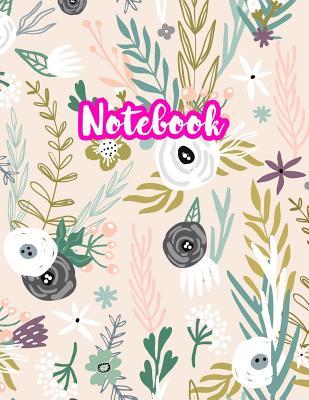 Notebook: Cute Blank Lined Journal Large 8.5 x 11 Matte Cover Design with Ruled White Paper Interior (Perfect for School Notes, Girls and Boys Diary, Kids Writing Composition, Planner, College Subject, Office Use) - Product Code F2 493