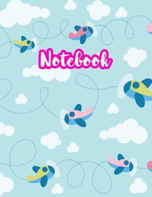 Notebook: Cute Blank Lined Journal Large 8.5 x 11 Matte Cover Design with Ruled White Paper Interior (Perfect for School Notes, Girls and Boys Diary, Kids Writing Composition, Planner, College Subject, Office Use) - Product Code N7 866
