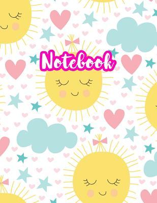Notebook: Cute Blank Lined Journal Large 8.5 x 11 Matte Cover Design with Ruled White Paper Interior (Perfect for School Notes, Girls and Boys Diary, ... Subject, Office Use) - Product Code N7 857