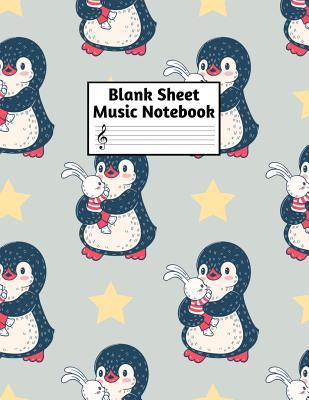 Blank Sheet Music Notebook: Easy Blank Staff Manuscript Book Large 8.5 X 11 Inches Musician Paper Wide 12 Staves Per Page for Piano, Flute, Violin, Guitar, Trumpet, Drums, Cello, Ukelele and other Musical Instruments - Code: A4 8298