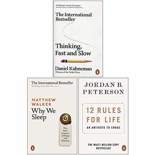 Thinking Fast and Slow / Why We Sleep / 12 Rules for Life (Paperback)