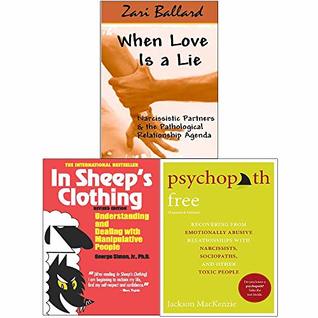 Psychopath Free, When Love Is a Lie and In Sheep's Clothing 3 Books Collection Set (Paperback)
