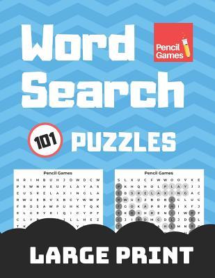 Word Search: 101 Large Print Puzzles, For Adults