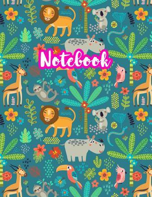 Notebook: Cute Blank Lined Journal Large 8.5 x 11 Matte Cover Design with Ruled White Paper Interior (Perfect for School Notes, Girls and Boys Diary, Kids Writing Composition, Planner, College Subject, Office Use) - Product Code A4 196