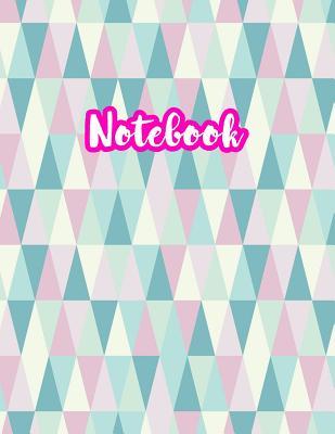 Notebook: Cute Blank Lined Journal Large 8.5 x 11 Matte Cover Design with Ruled White Paper Interior (Perfect for School Notes, Girls and Boys Diary, Kids Writing Composition, Planner, College Subject, Office Use) - Product Code G7 754