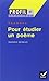 Pour Etudier Un Poeme (Examens) (French Edition)