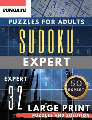 Sudoku Expert Puzzles for Adults Large Print: FunGate Activity Book SUDOKU Extreme Difficult Quiz Game (Sudoku Puzzle Books for Adults & Seniors)