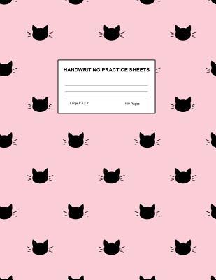 Handwriting Practice Sheets: Cute Blank Lined Paper Notebook for Writing Exercise and Cursive Worksheets - Perfect Workbook for Preschool, Kindergarten, 1st, 2nd, 3rd and 4th Grade Kids - Product Code A4 8293