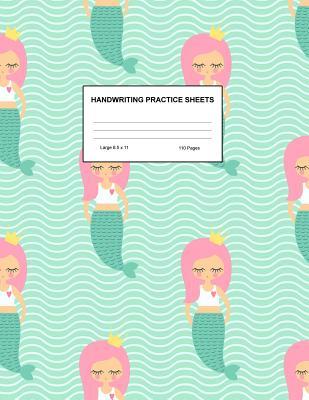 Handwriting Practice Sheets: Cute Blank Lined Paper Notebook for Writing Exercise and Cursive Worksheets - Perfect Workbook for Preschool, ... 3rd and 4th Grade Kids - Product Code A4 5188