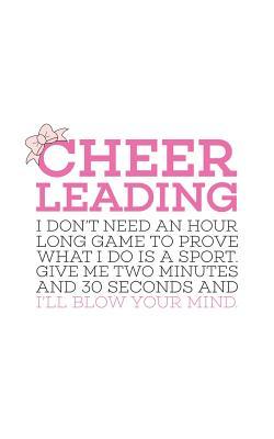 Cheerleading Give Me 2 Two Minutes: Cheerleading Give Me 2 Two Minutes Quote Notebook - Cheerleader Doodle Diary Book Gift For Dance Gymnasts, Sports Athletes And Cheerleaders On Pep Squad Cheer Leading In Sport Competitions And Practice!