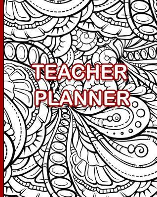 Teacher Planner: Large Open Dated Weekly Lesson Plan Book - Color Your Cover Red