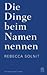 Die Dinge beim Namen nennen