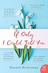Book cover for If Only I Could Tell You