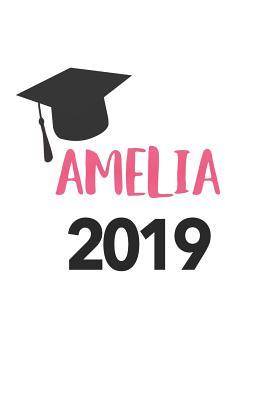 Amelia 2019: Blank Lined Journal Notebook, 120 Pages, Soft Matte Cover, 6 x 9