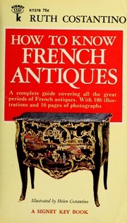 How to Know French Antiques (Unknown Binding)