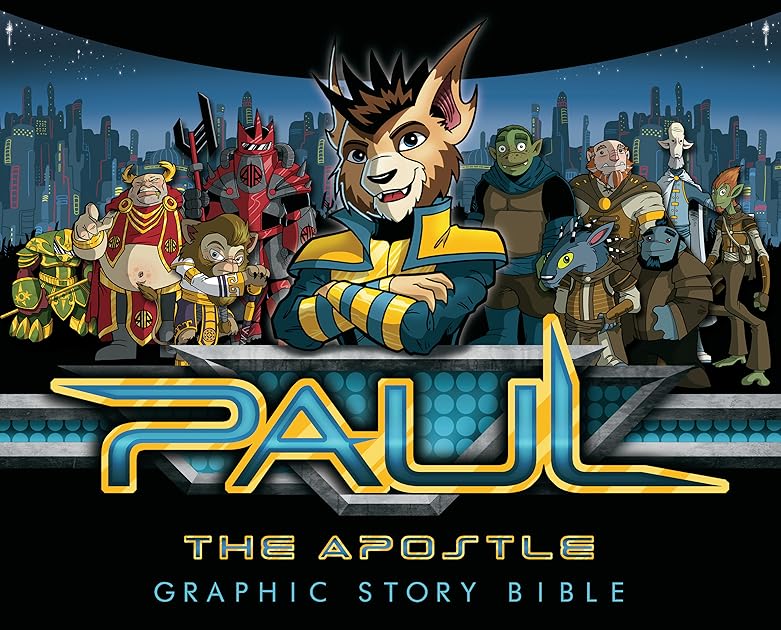 Paul the Apostle: Graphic Story Bible (Hardcover) – Inspirational and Action-Packed Bible Story for Kids Ages 8-15, Perfect Gift for Kids, Friends, Family, Birthdays, Holidays, and More.