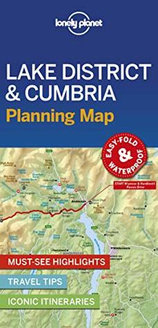 Lonely Planet Lake District & Cumbria Planning Map (Map)