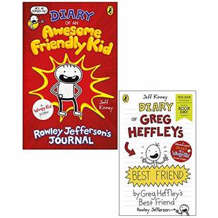 Diary of an Awesome Friendly Kid, Diary of Greg Heffley's Best Friend World Book Day 2 Books Collection Set (Paperback)