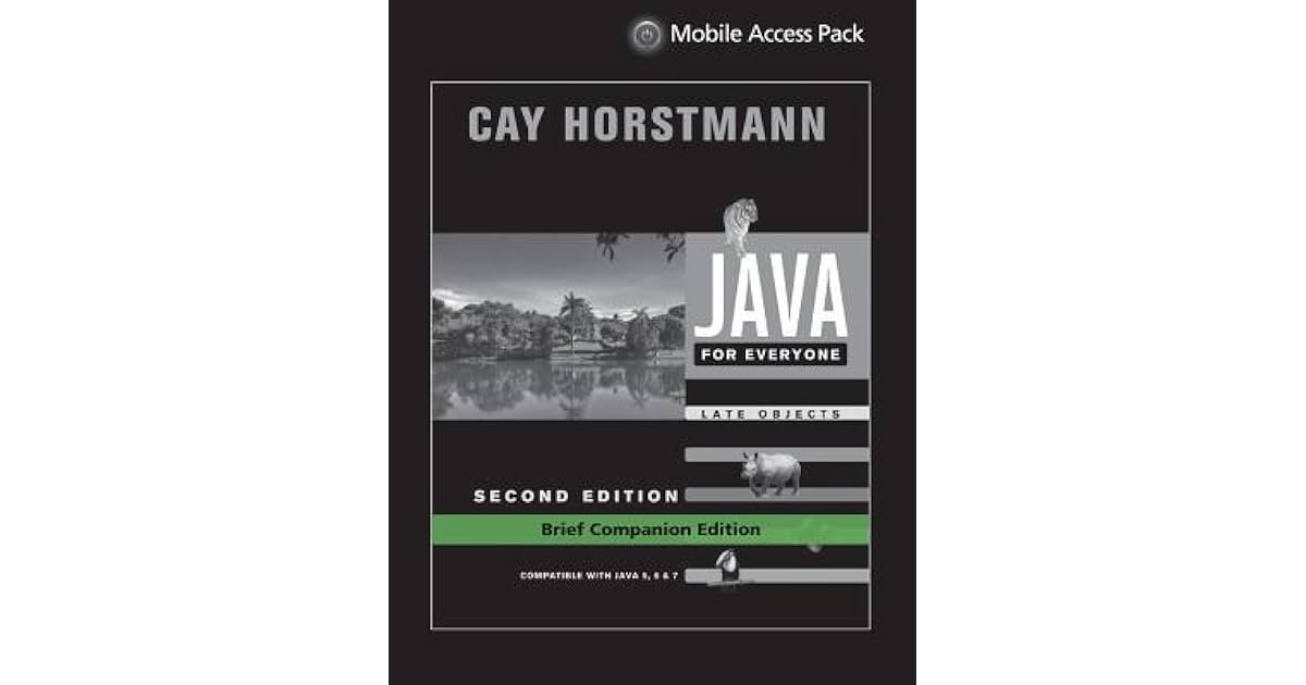 Reduced Print Component For Java For Everyone Late Objects - 