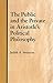 The Public and the Private in Aristotle's Political Philosophy