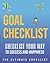 Goal Checklist by Thomas Dunne