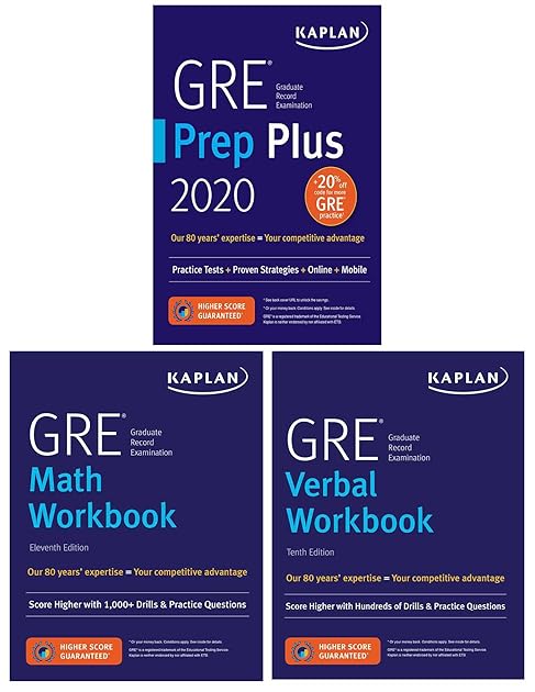 GRE Complete 2020: 3-Book Set: 6 Practice Tests + Proven Strategies + Online (Kaplan Test Prep)